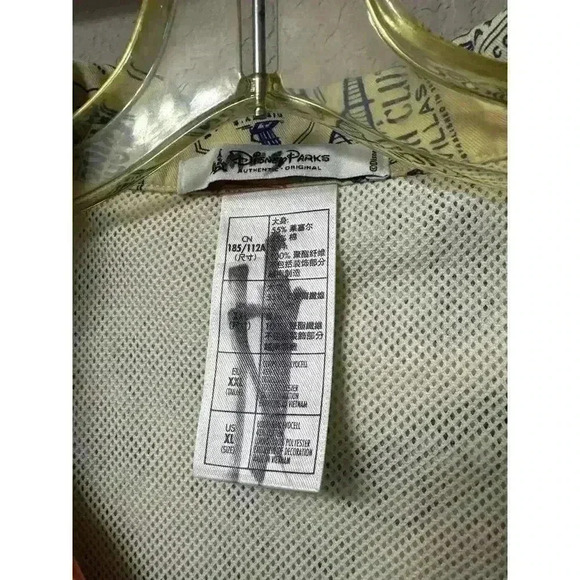 Disney Parks Vacation Club Resort Button Front Vented Camp Passport Shirt Men XL - Picture 4 of 5